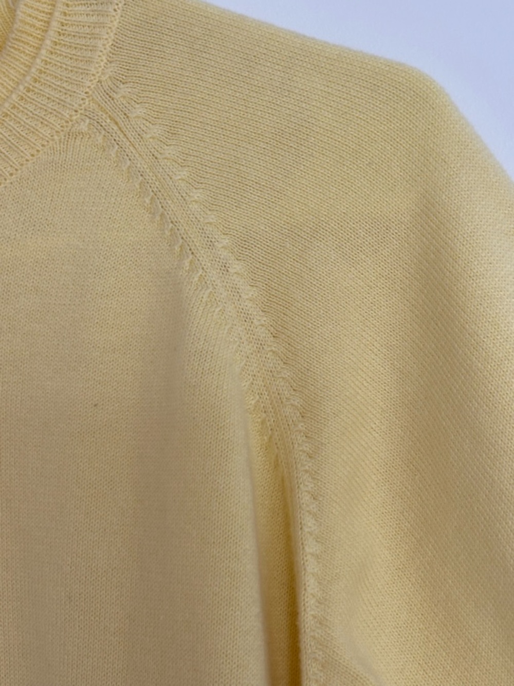 Women’s Short-Sleeve Crewneck Top - Pale Yellow - Picture 6 of 6